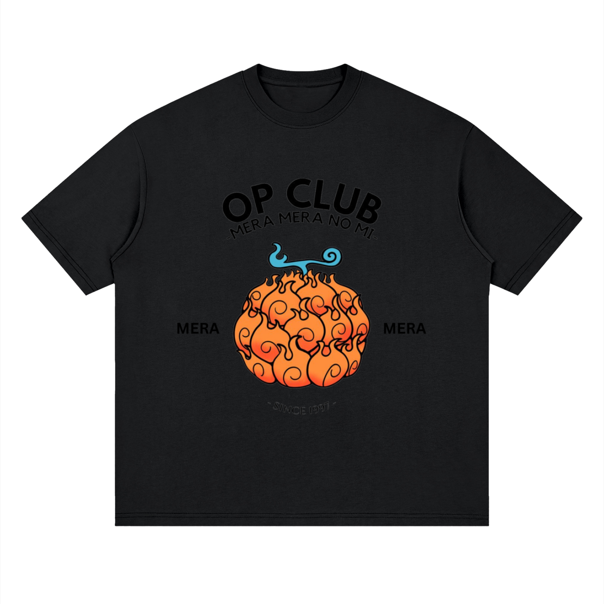 Flame Anime Graphic Tee