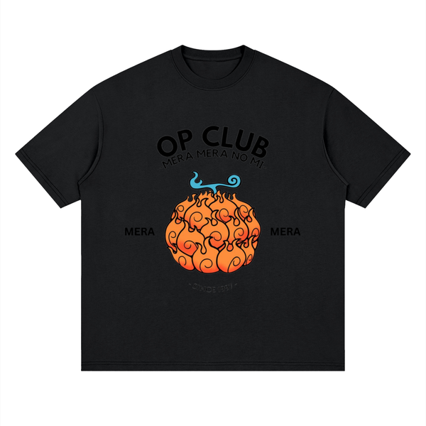 Flame Anime Graphic Tee