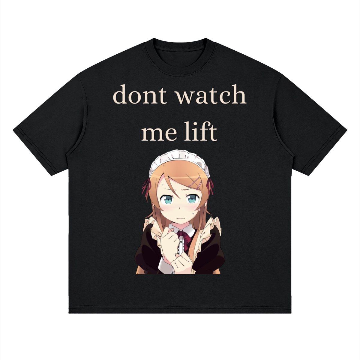Shy Maid Anime Graphic Tee