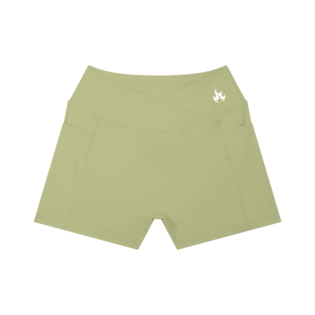 Women’s High Rise Pocket Yoga Shorts